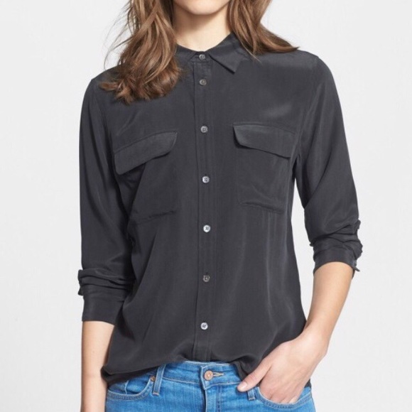 Equipment Tops - Equipment Femme Silk Shirt